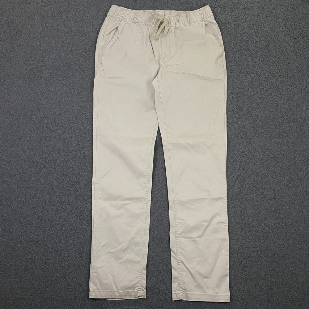 Katin Pipeline Pant size Medium Light Gray Elastic Waist Drawstring Chino